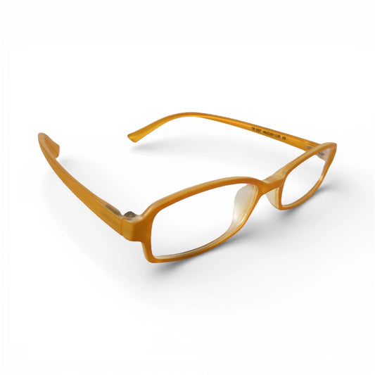 Pororo 557 rectangle TR90 plastic prescription glasses, side view with built-in nose pads