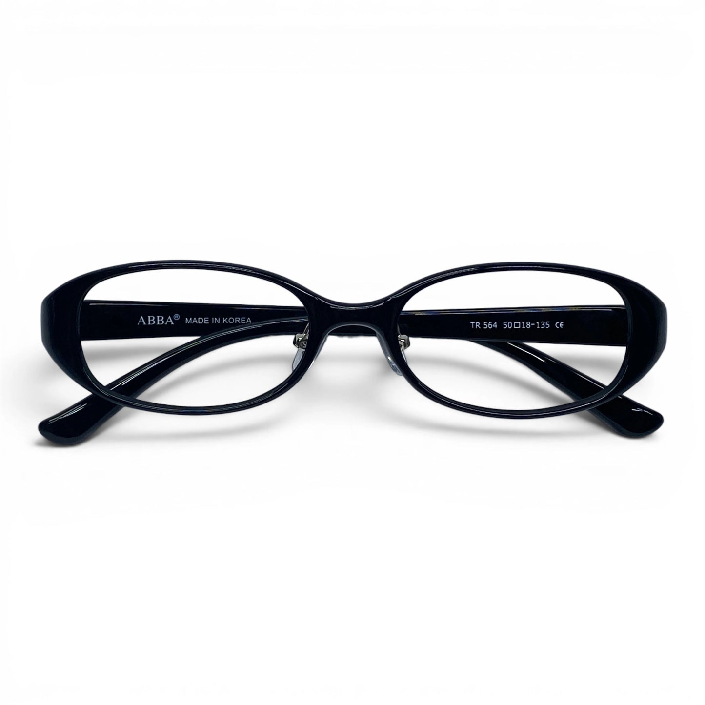 Sarang 564 rectangle TR90 plastic prescription eyeglasses, folded view showing thick full-rim frame
