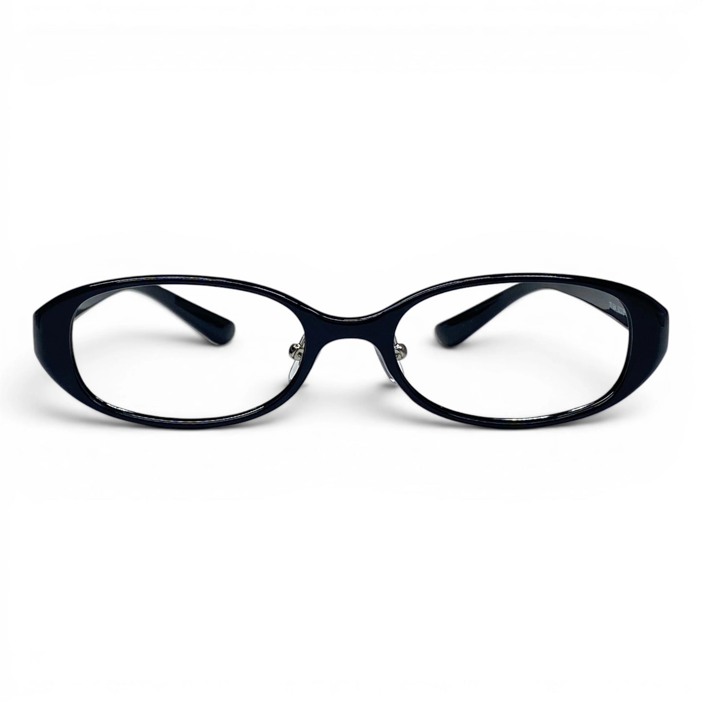 Sarang 564 rectangle TR90 plastic prescription eyeglasses in black, front view