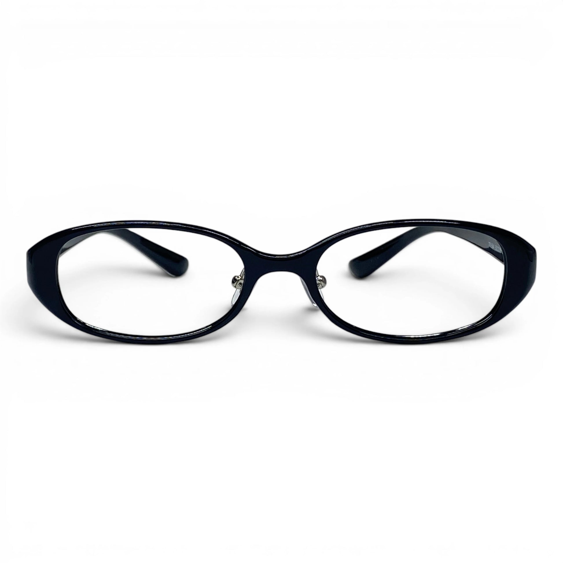 Sarang 564 rectangle TR90 plastic prescription eyeglasses in black, front view