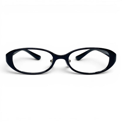 Sarang 564 rectangle TR90 plastic prescription eyeglasses in black, front view