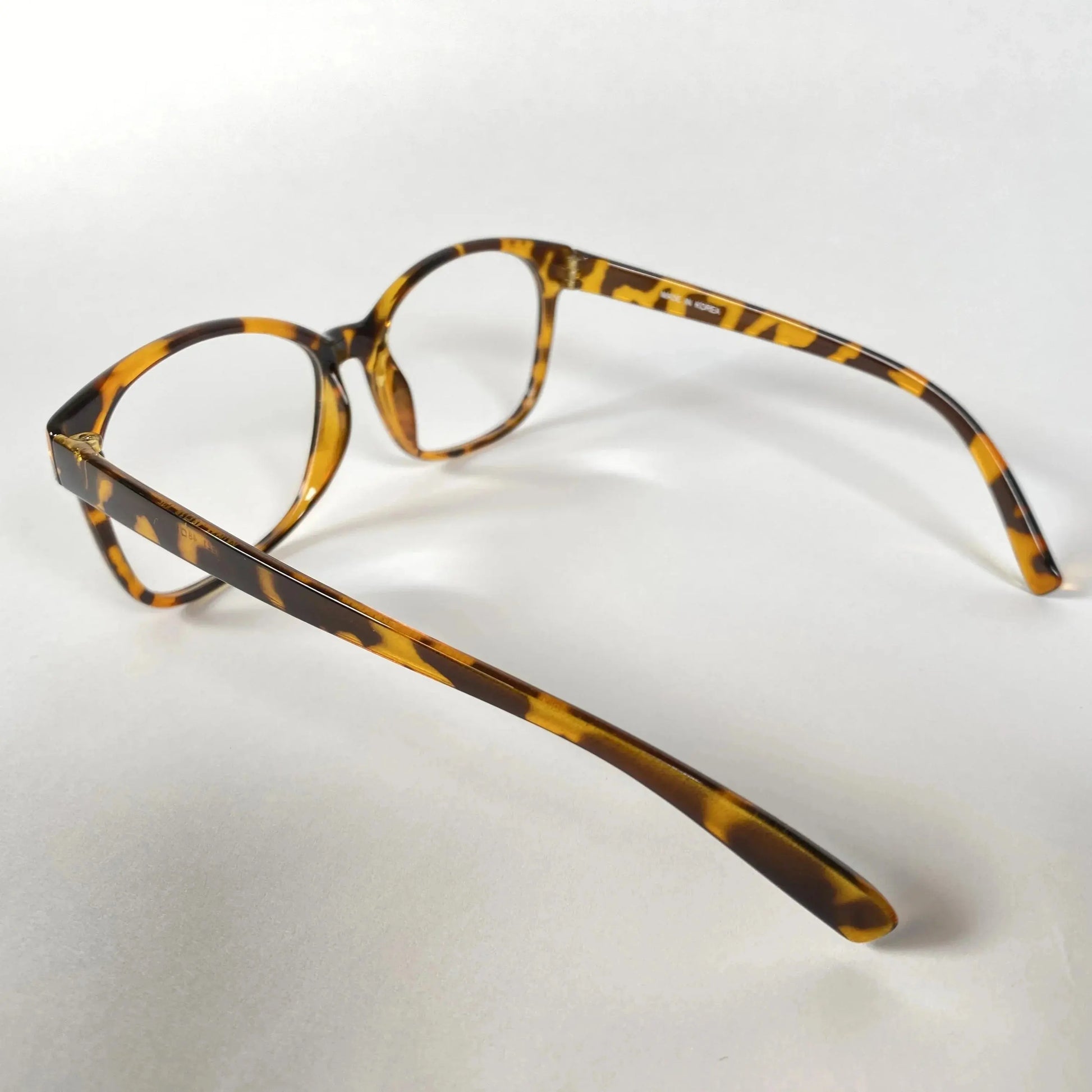 Chimac 0921 tortoiseshell glasses side view - modern oversize silhouette with sophisticated design