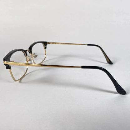 ClubVion 2035 browline frame side view - timeless intellectual look with modern luxury details