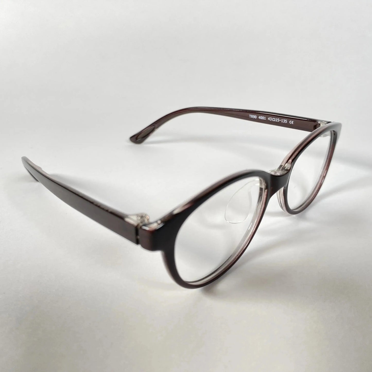 Hogi 4001 oval kids eyeglasses angle view - durable TR90 material with soft curves for all-day comfort