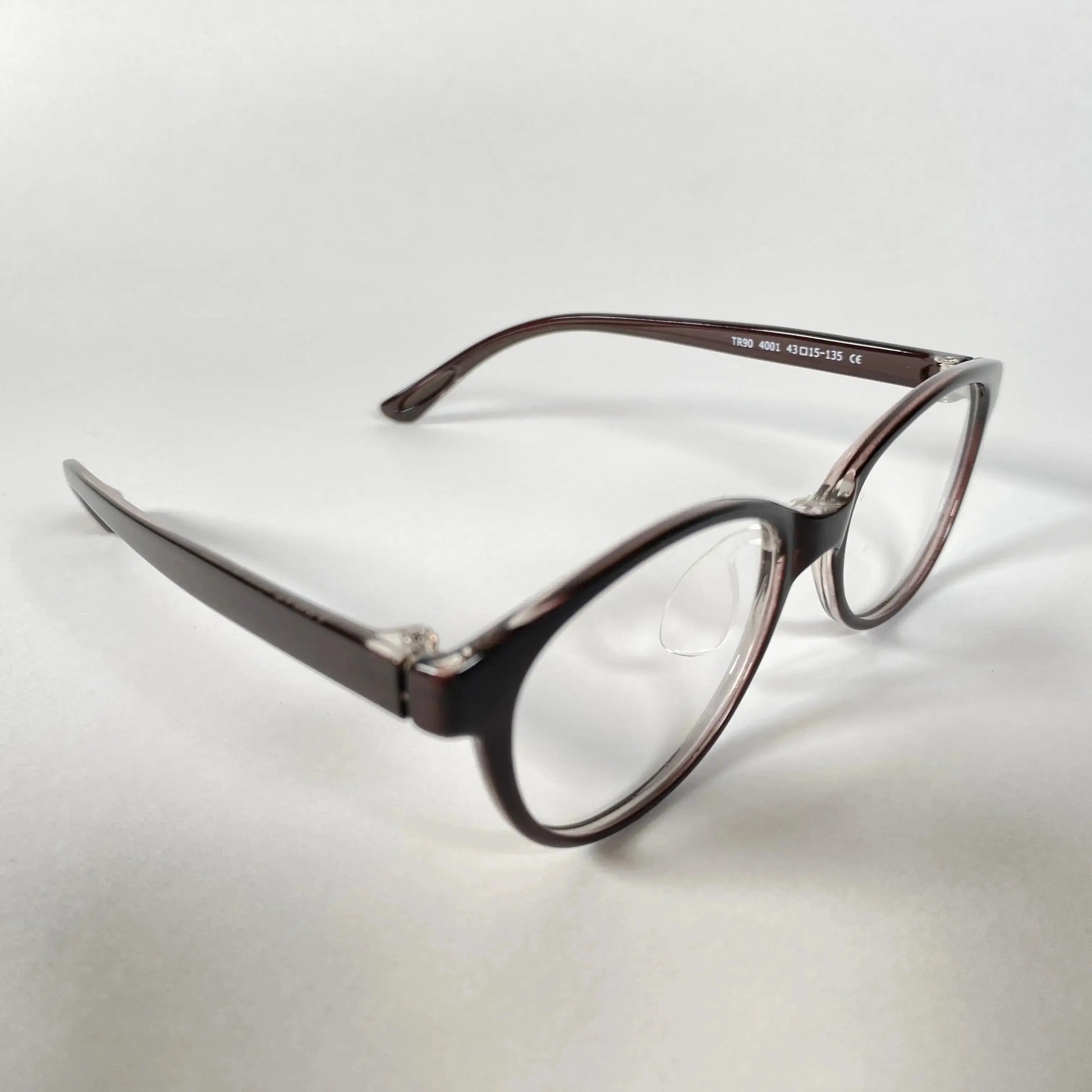 Hogi 4001 oval kids eyeglasses angle view - durable TR90 material with soft curves for all-day comfort