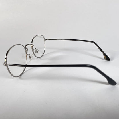Melo 7025 lightweight metal glasses side view - minimalist elegant design loved by K-celebrities