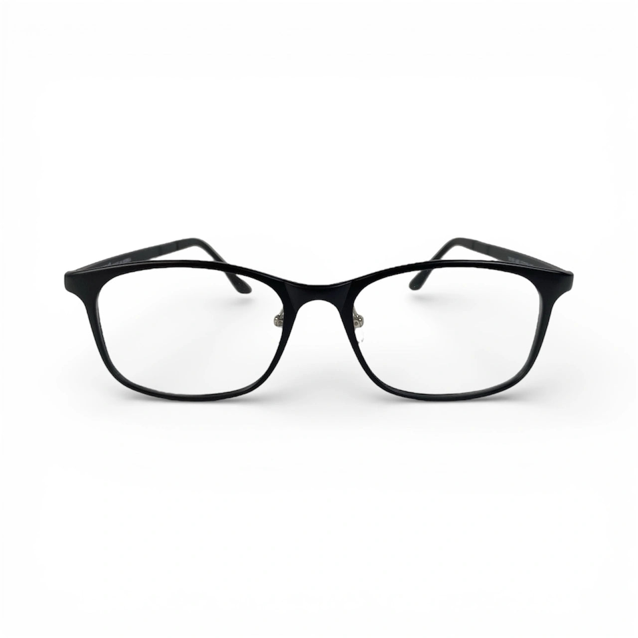 Northopt 683 classic square prescription eyeglasses in matte black, front view