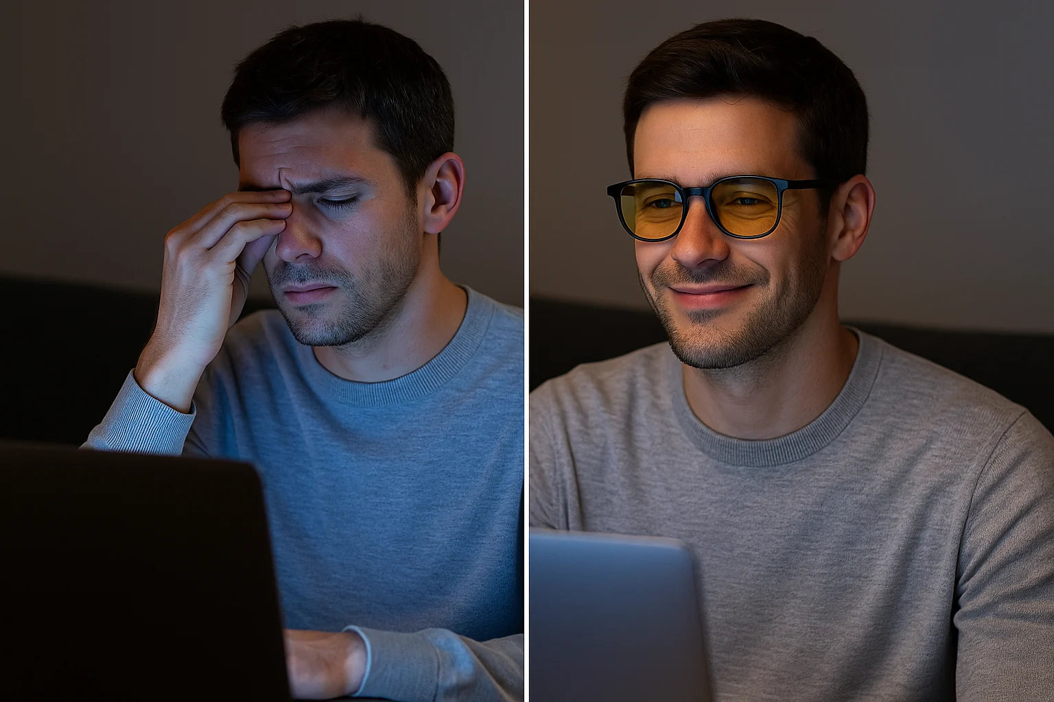 Blue light protection visual